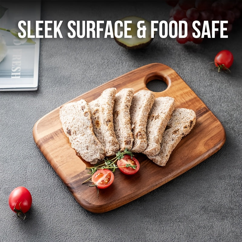 Набор разделочных досок из акациевой древесины, 3 предмета, большие, прочные кухонные доски для нарезки