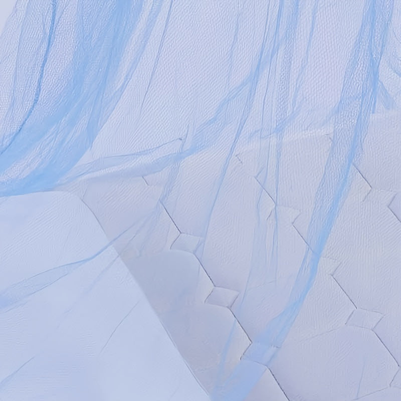 Black Dome Mosquito Net for Single Double Queen Beds with Lace Trim