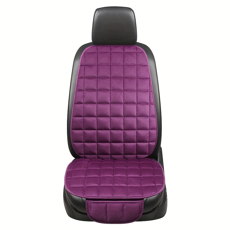 Car Seat Cushions Set for Autumn Winter Soft Plush Memory Foam