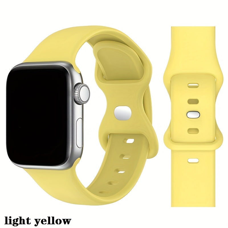 Silicone Sports Watch Strap for Men Women Compatible with Apple Watch Series 2 3 4 5 6 7 8 Ultra SE 38mm 40mm 41mm 42mm 44mm 45mm 49mm