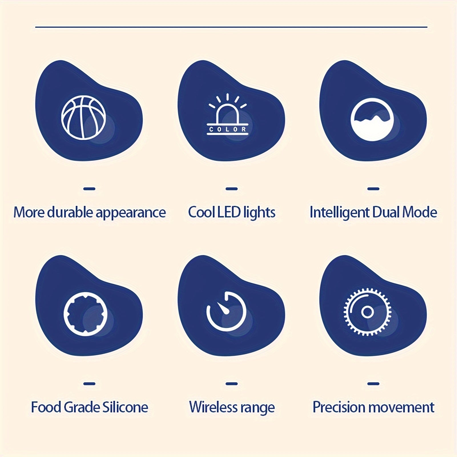 Large Silicone Pet Jumping Ball with LED Lights USB Rechargeable for All Breed Sizes