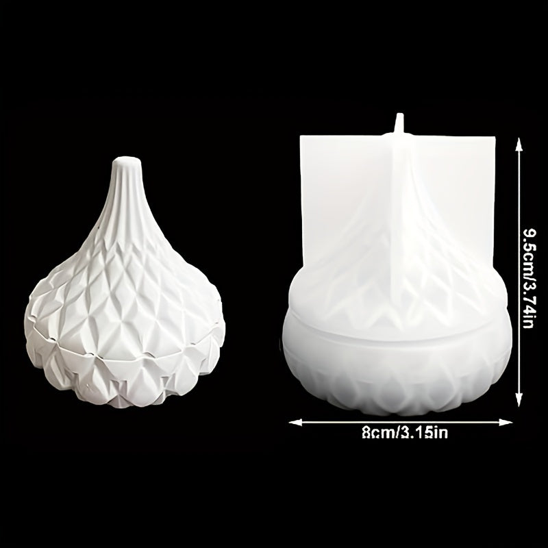 Silicone Candle Mold Set for Making Creative Candle Holders and Storage Jars