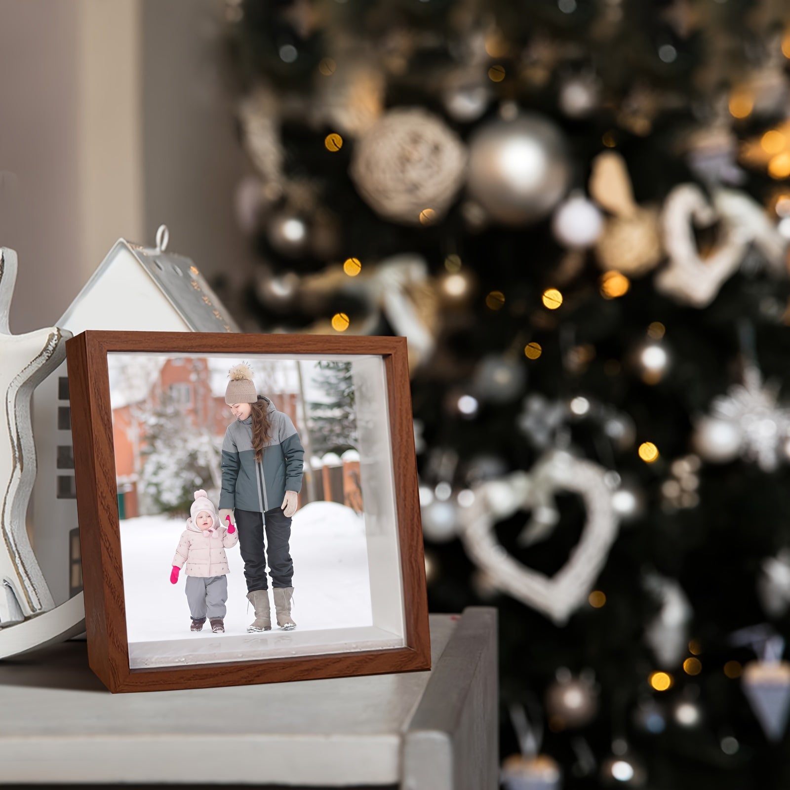 To'ylar, qizilchalar, tug'ilgan kunlar va pul sovg'alari kabi tadbirlar uchun shaxsiylashtirilgan chuqur ramka, 3D rasm ramkasi va pul qutisi bilan.