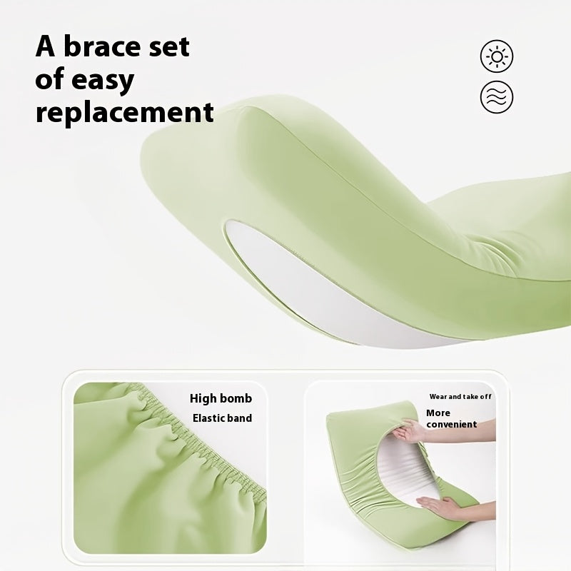 Disposable Travel Pillow Cover 2 Pack Non-Woven Stain-Resistant Hand Washable for Hotel Camping