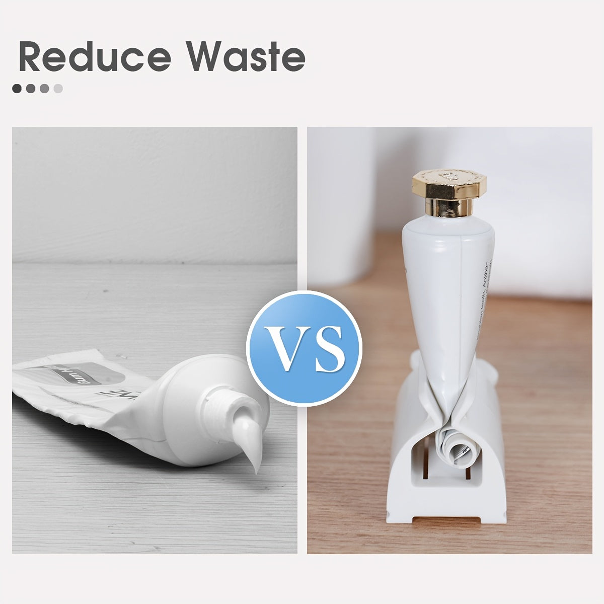 3 dona tish pastasi dozator to'plami hammom aksessuarlari uchun oshxona va sayohat