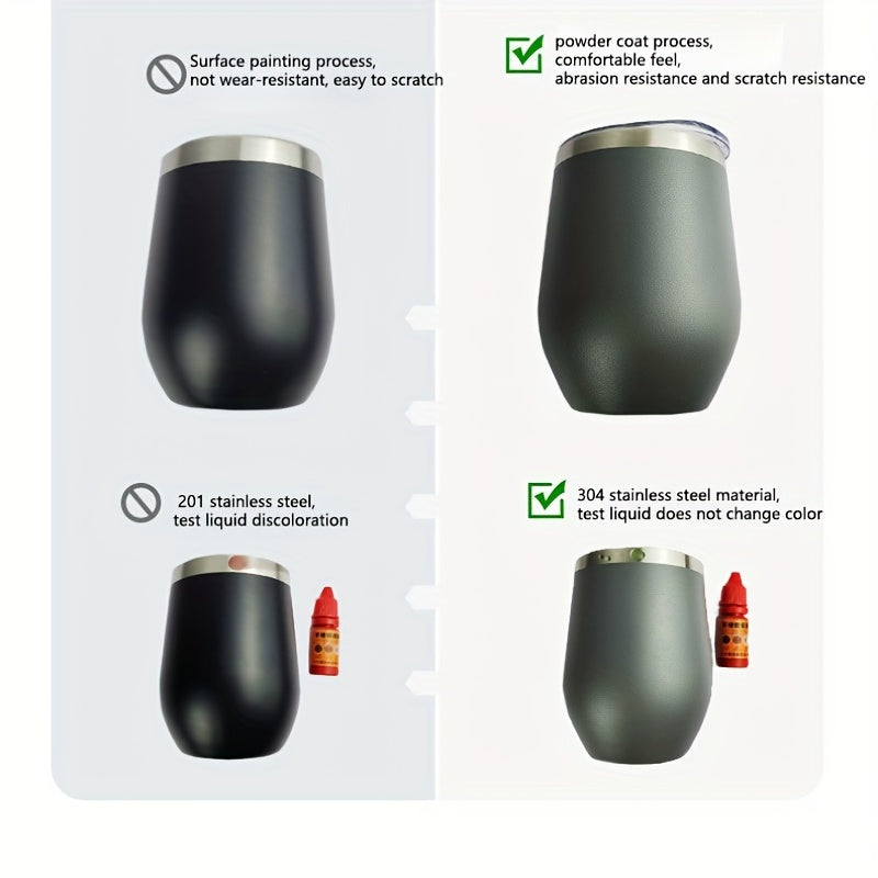 Double Wall Vacuum Travel Mug 6oz 12oz Coffee Tumbler with Lid for Hot Cold Drinks