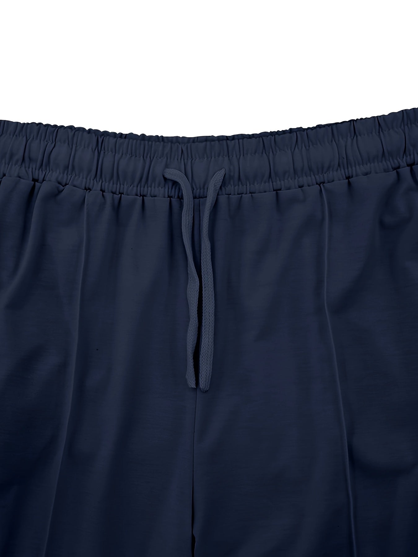 Men's Casual Pants Two-Pack Polyester Solid Color Regular Fit All-Season Outdoor