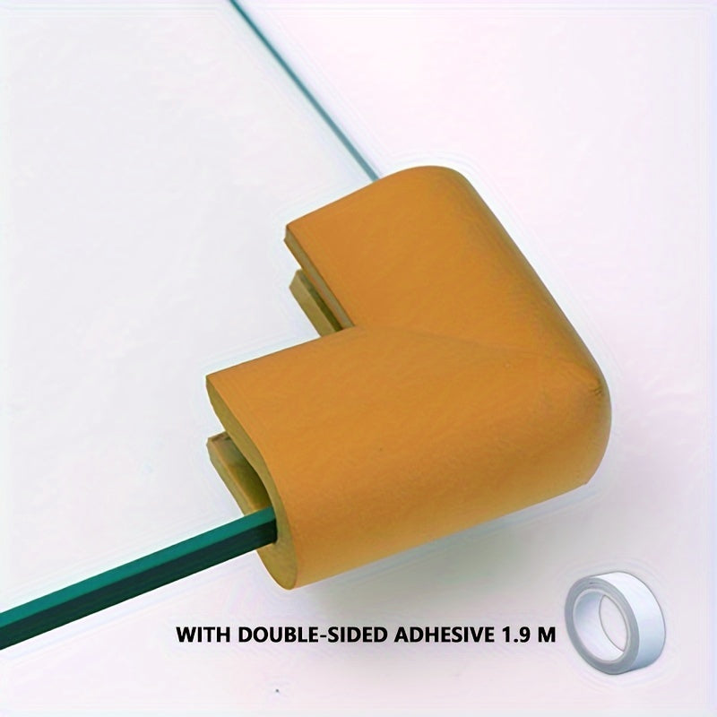 Set of 10 Soft Anti-Bump Glass Table Corner Protectors for Child Safety
