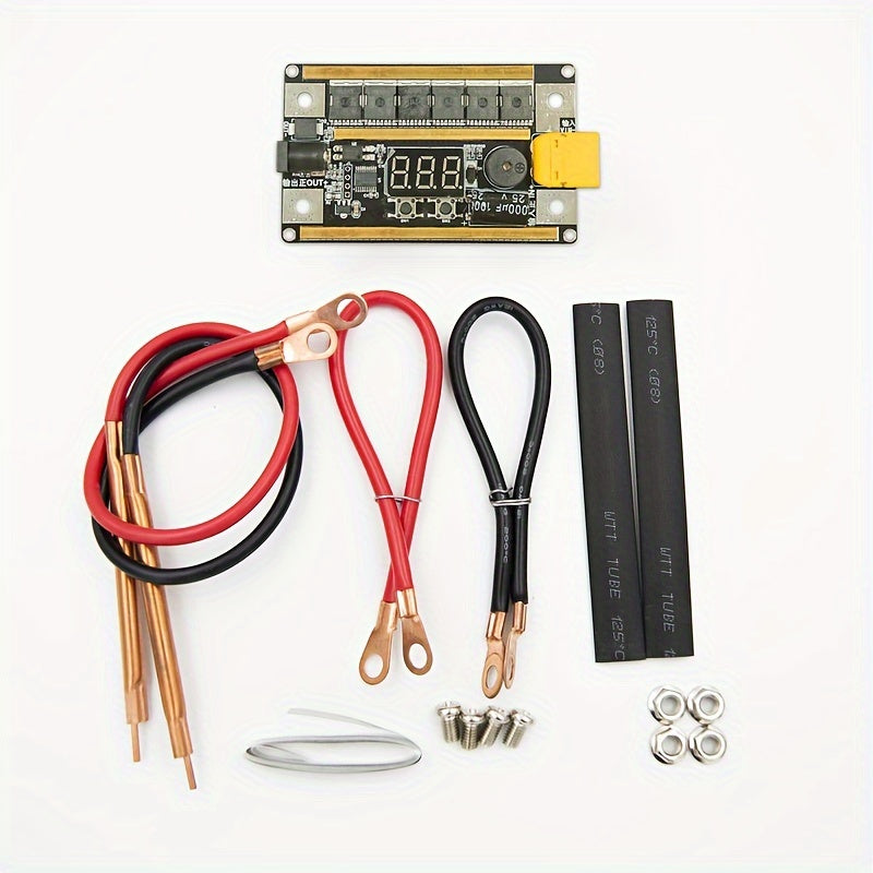 Spot Welder Kit with Adjustable Digital Power Control for Nickel Sheets