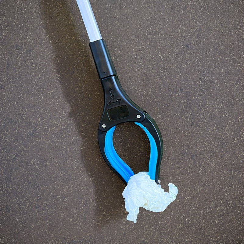 Family-Friendly Garbage Clamp with Long Handle, Child-Safe Aluminum Alloy