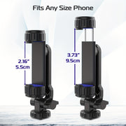 Mobile Phone Holder Tripod with Cold Boots 360 Degree Rotation Compatible with All Smartphones