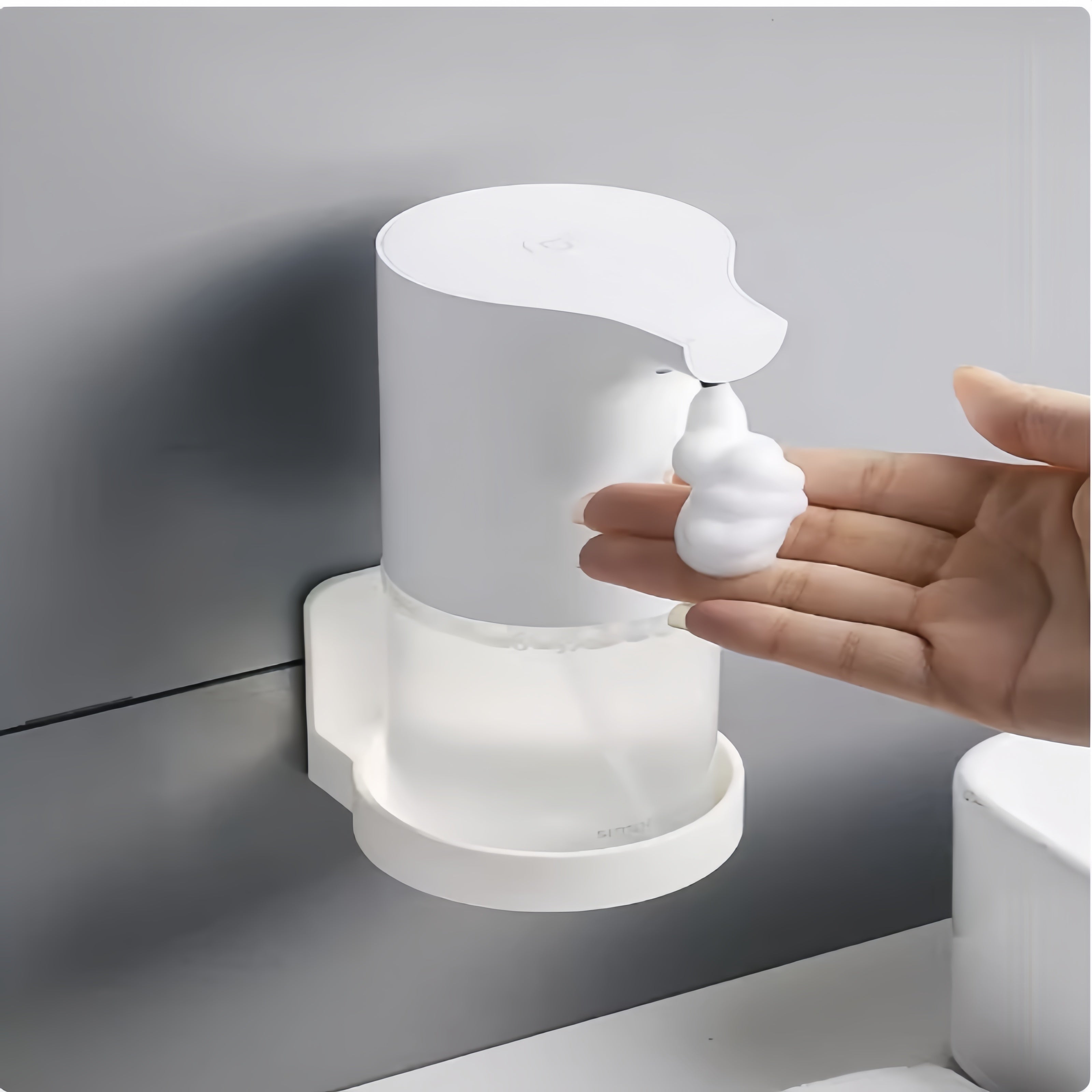 Plastic Wall-Mounted Storage Rack for Kitchen Spices and Toiletries No Drilling