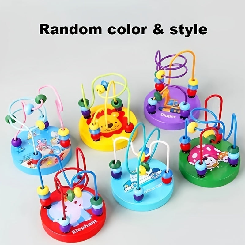 Wooden Parrot Puzzle Toy for Birds Enrichment Mental Stimulation Entertainment