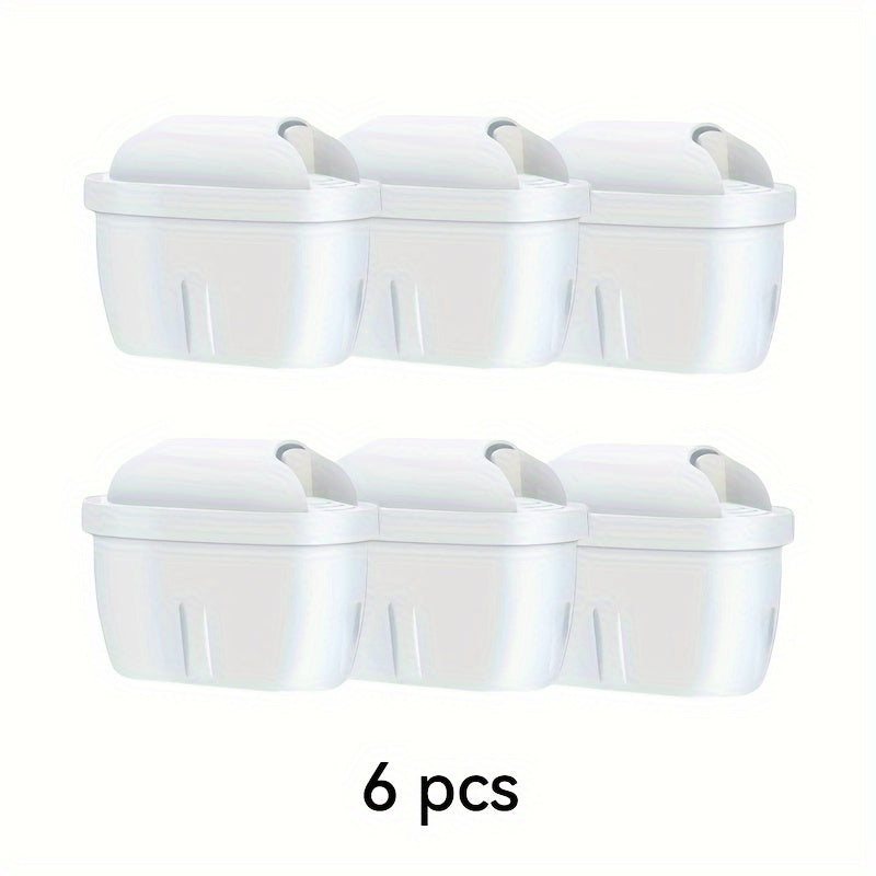 Water Filter Replacement Pack for Pitchers 1/3/6 Universal Filters Reduce Chlorine Impurities