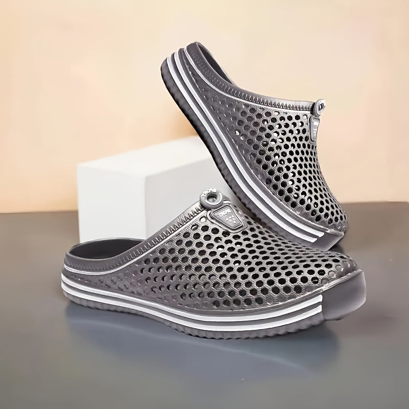 Women's Solid Color Clogs Casual Garden Slip-On Beach Shoes