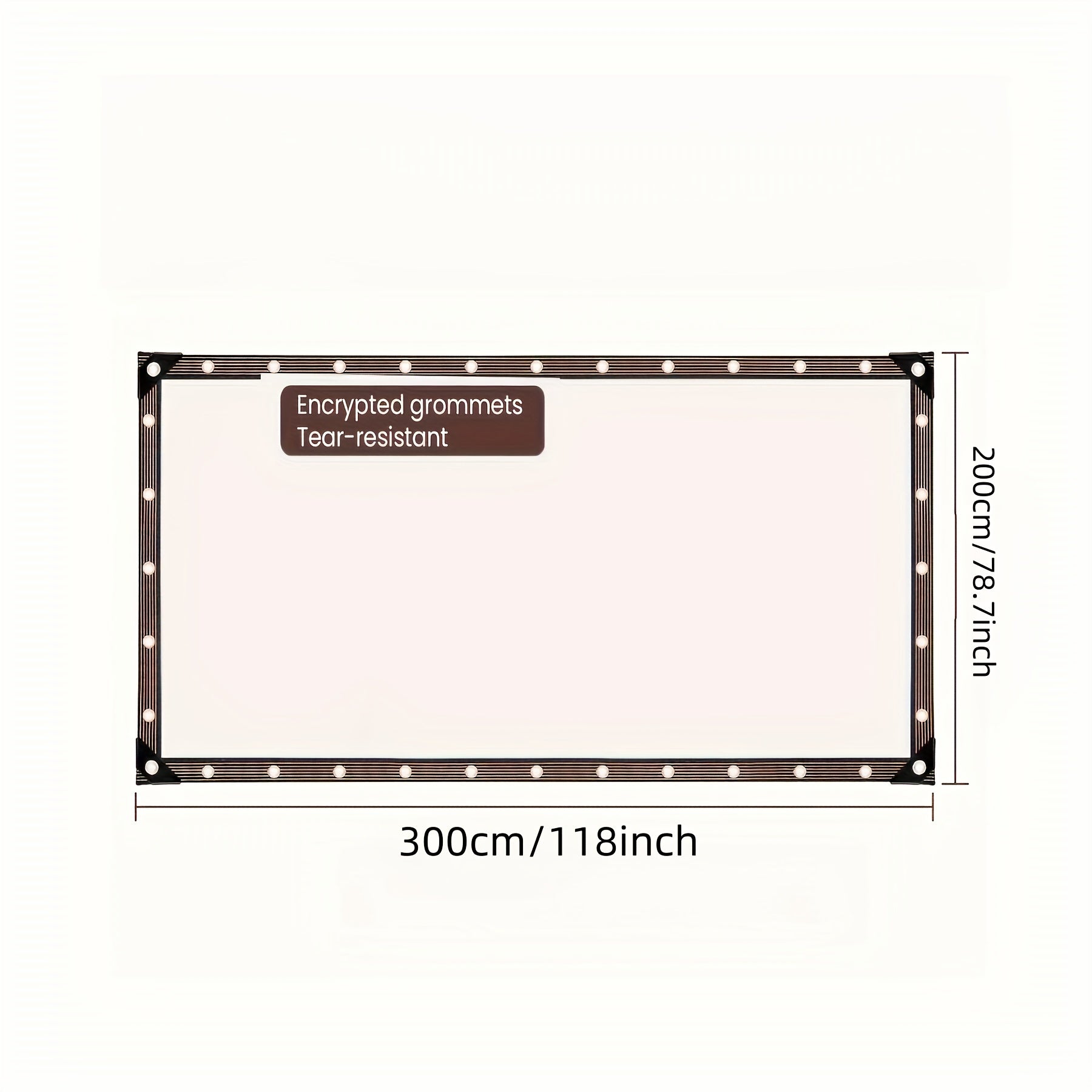 Cubierta de lona transparente impermeable para patio, jardín y camping