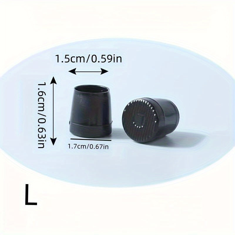 Women Heel Protectors 4 Pairs Anti-Slip Noise-Reducing Covers Assorted