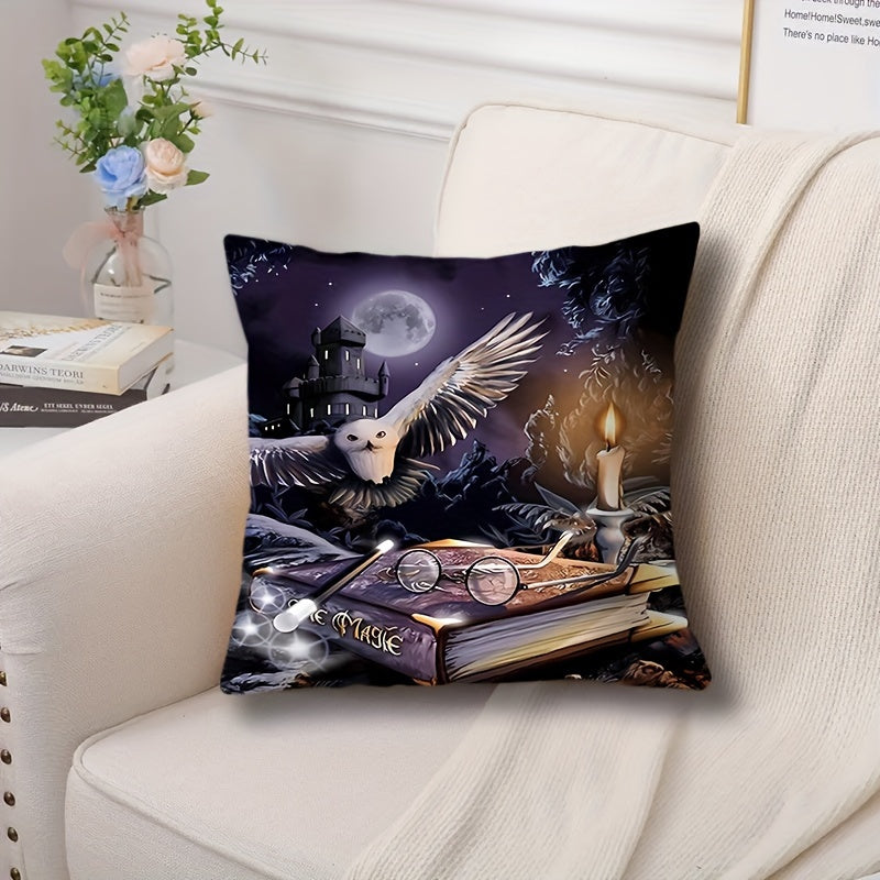 Dekorativ O'rdek va Qasr Yostiq Yopqichi 44.96cm Daga To'qimachilik Zipper Yopilishi uchun O'rta Xona