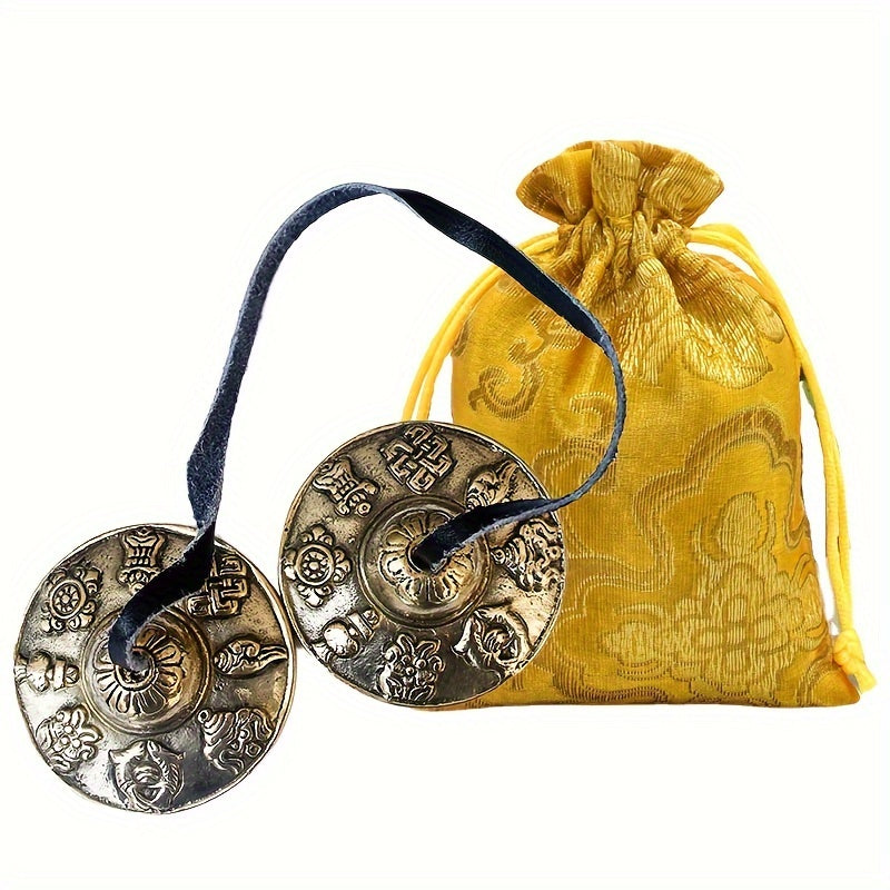 Colgante de joyería negro de 6.5 cm de diámetro con bolsa