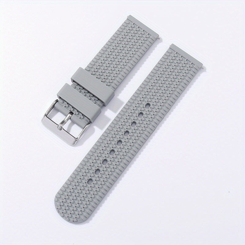 Silicone Watch Strap Soft Sport Rubber Watchband Quick Release 18mm 20mm 22mm 24mm