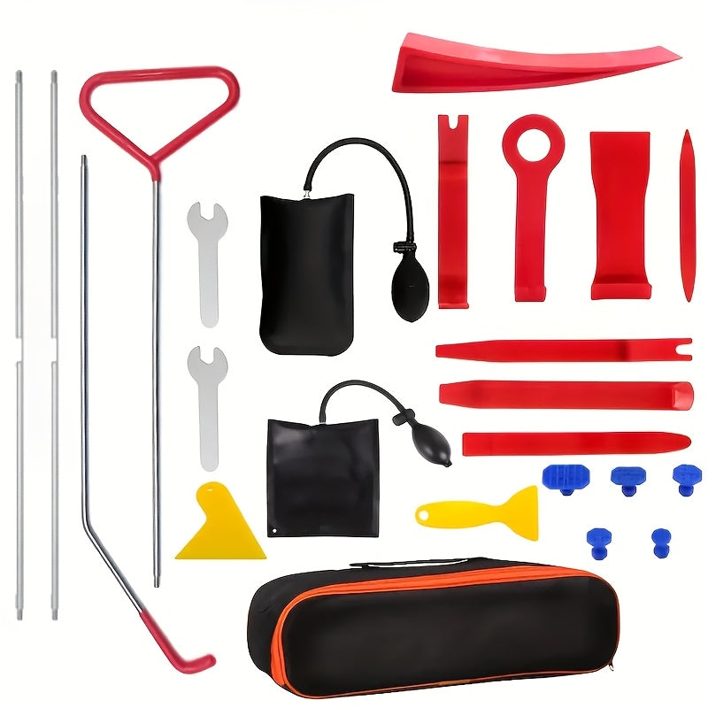Universal Car Repair Tool Kit Inflatable Air Wedge Door Lock Grabber