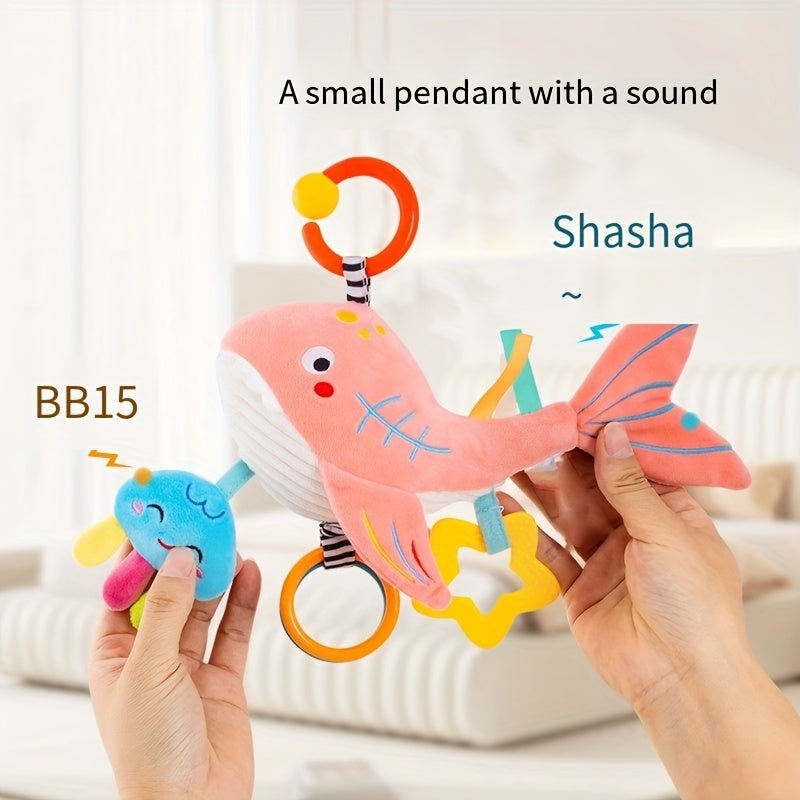 Удивите своего драгоценного малыша очаровательной куклой с музыкальным звонком – идеально подходит для крепления к коляскам, автокреслам, кроваткам и не только!