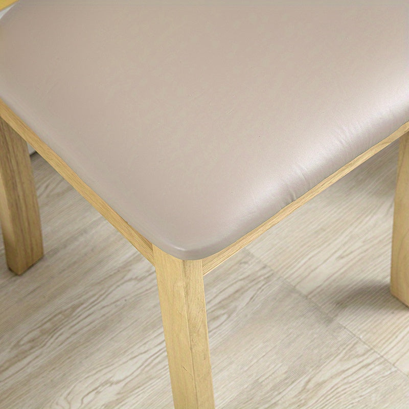 Waterproof PU Leather Seat Cover for Dining Room Chairs