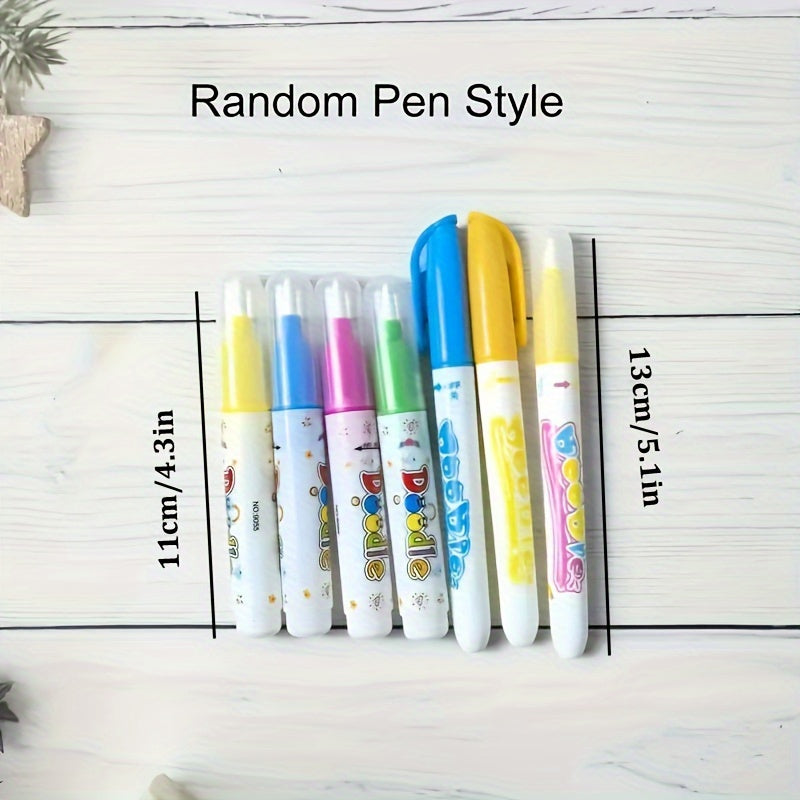 Water Drawing Book for Kids 3 Plus Reusable Water Pad with Water Pen in Multiple Colors