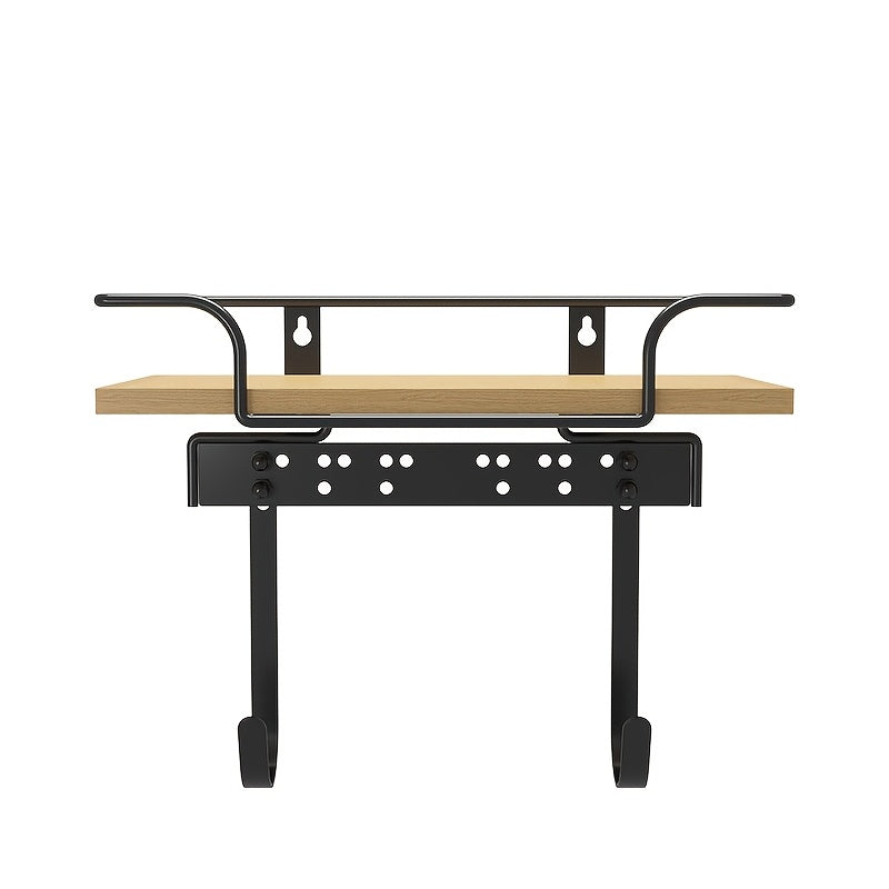 Adjustable Iron Wall Hangers with Silicone Pads and Wire Straps for Ironing Boards