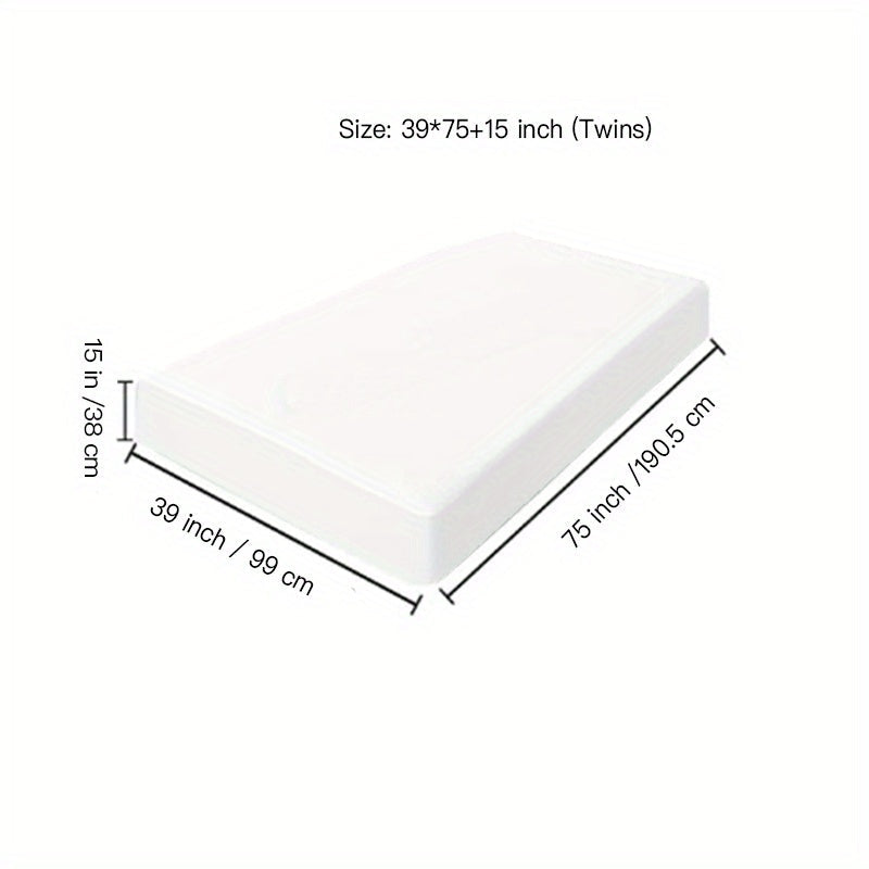 Protector de colchón impermeable de punto jersey transpirable con bolsillos profundos