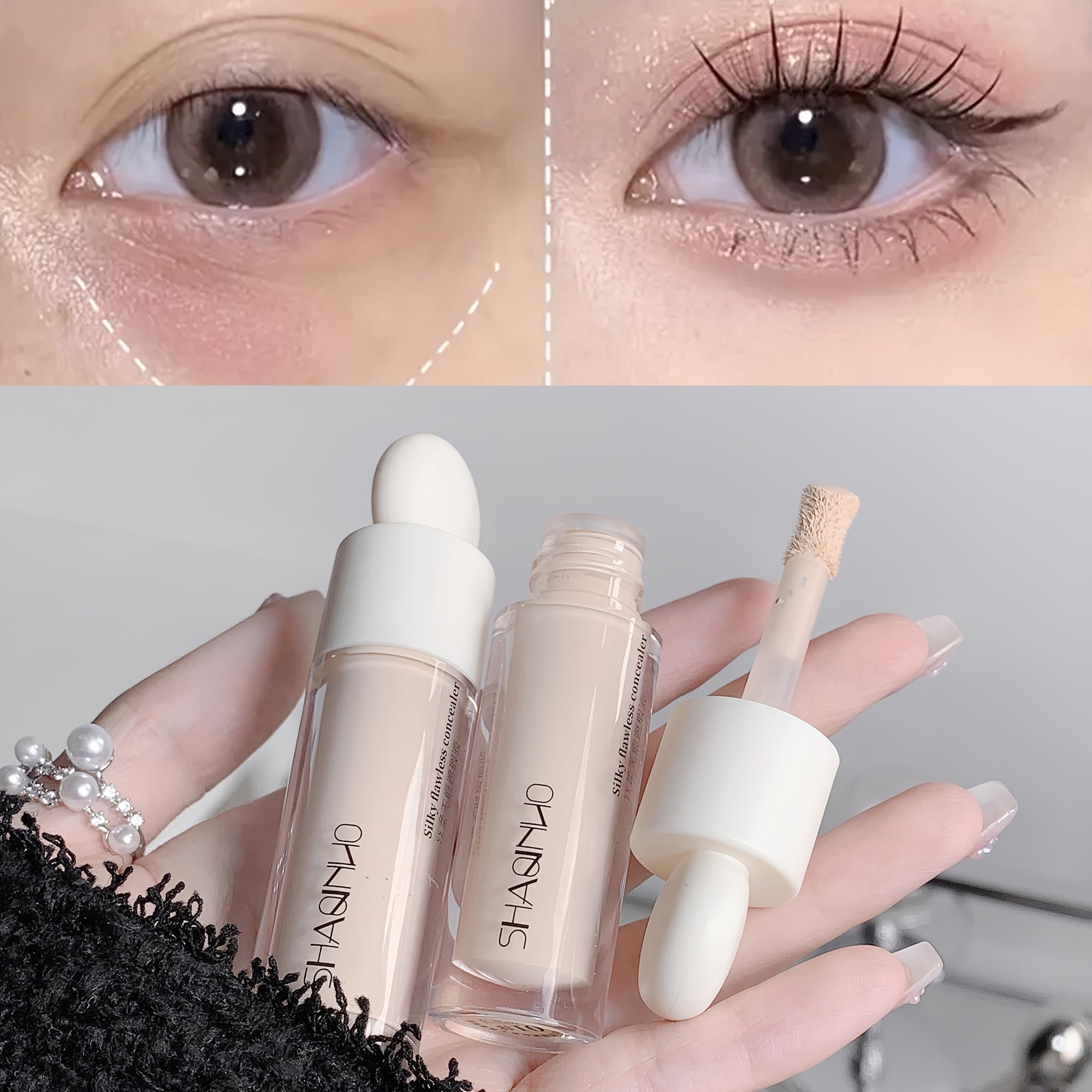 Hydrating Long-Lasting Waterproof Concealer for Acne Dark Circles Blemishes All Skin Types