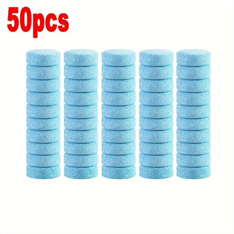 Car Glass Cleaner Tablets Effervescent for Windshields 10/20/50 Pieces