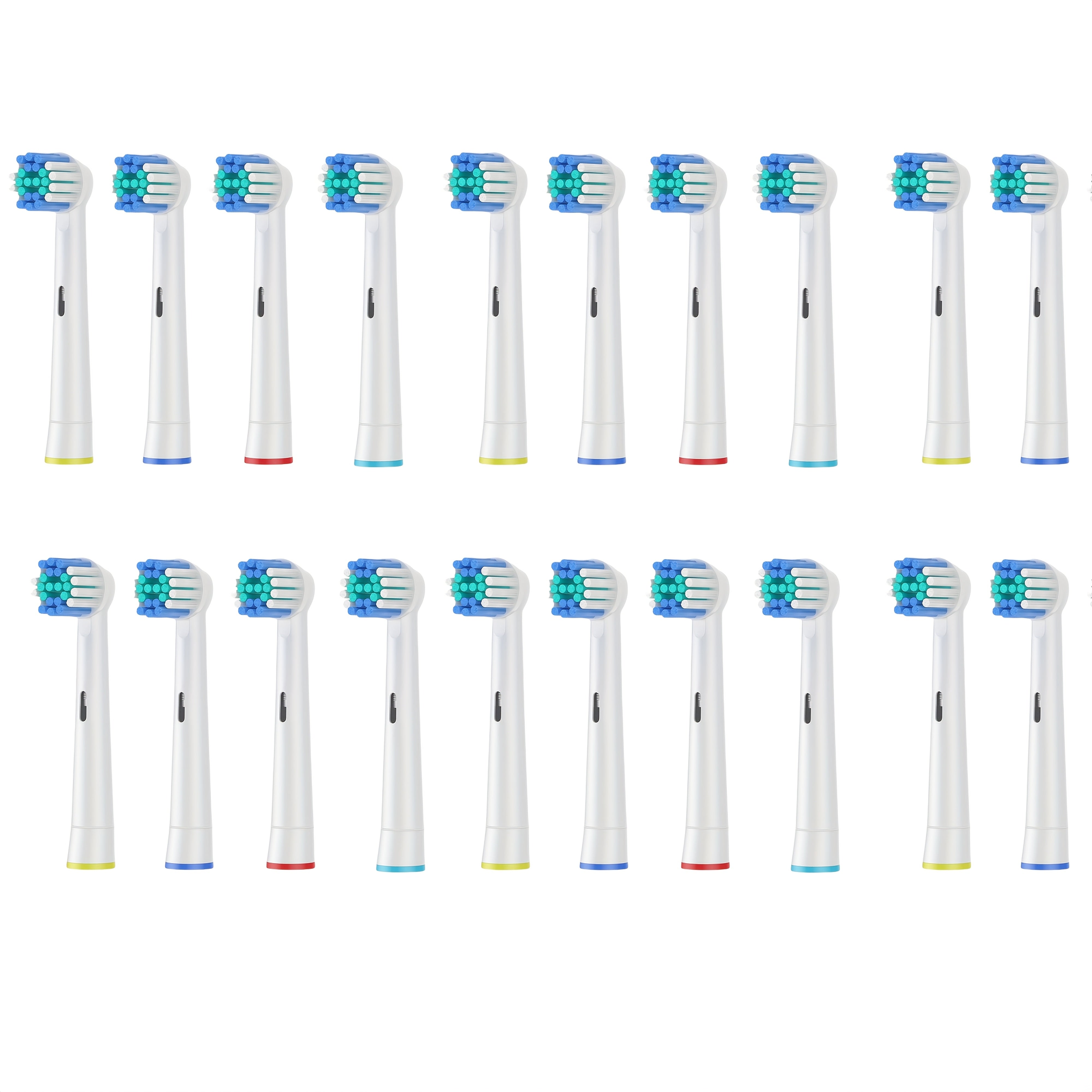 4/8/20 Paket Tish cho'kishi boshlarini almashtirish Oral B Elektr tish cho'kishi uchun Oq