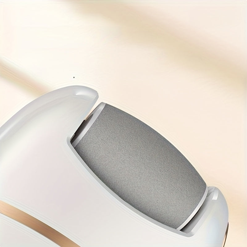 Wireless Rechargeable Electric Foot File with 2 Speeds and 5 Grinding Heads for Dead Skin Removal