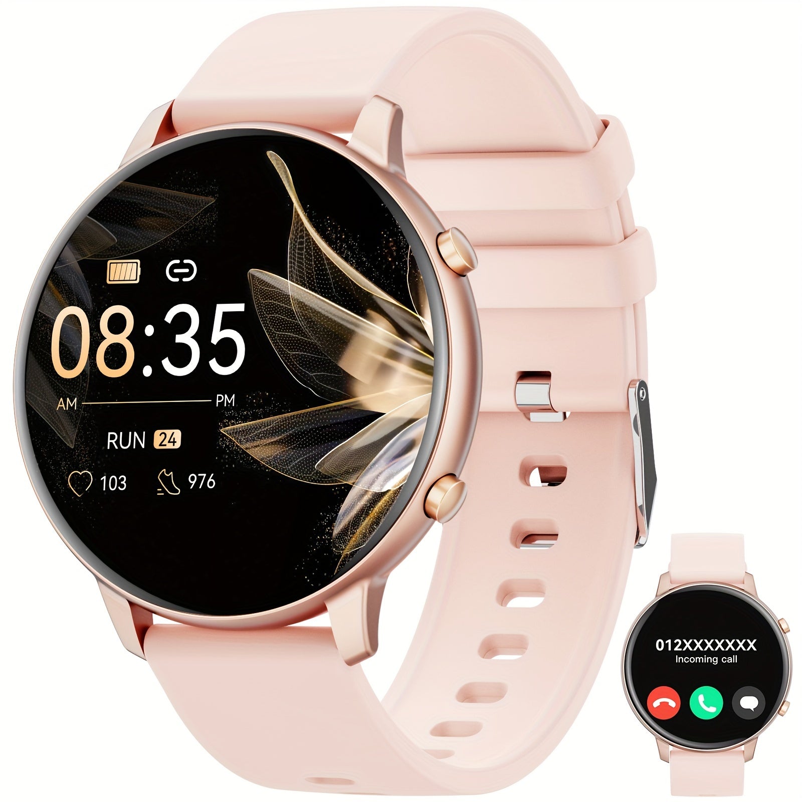 Women's Smartwatch with 3.53cm Display Wireless Calling Voice Assistant and Sports Modes