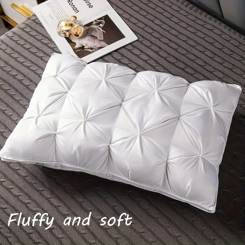 Hotel Pillow Insert with Neck Support Pressure-Relieving for Bedroom Home Dorm
