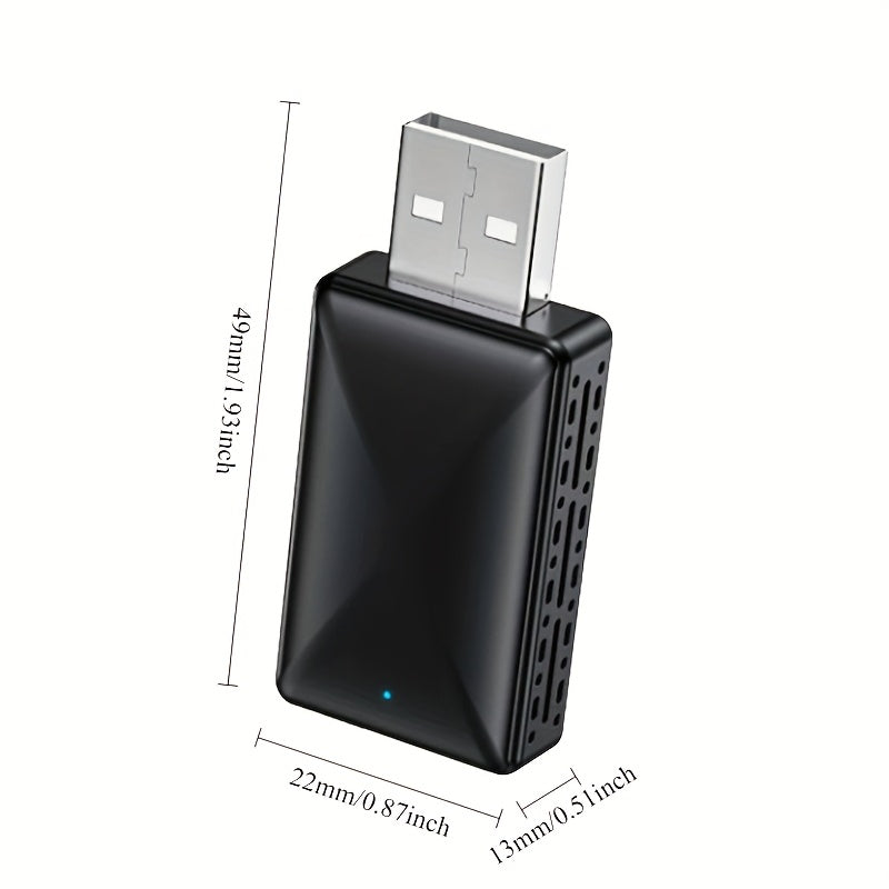 Wireless CarPlay and Android Auto Adapter Universal Fit Compact Low Latency