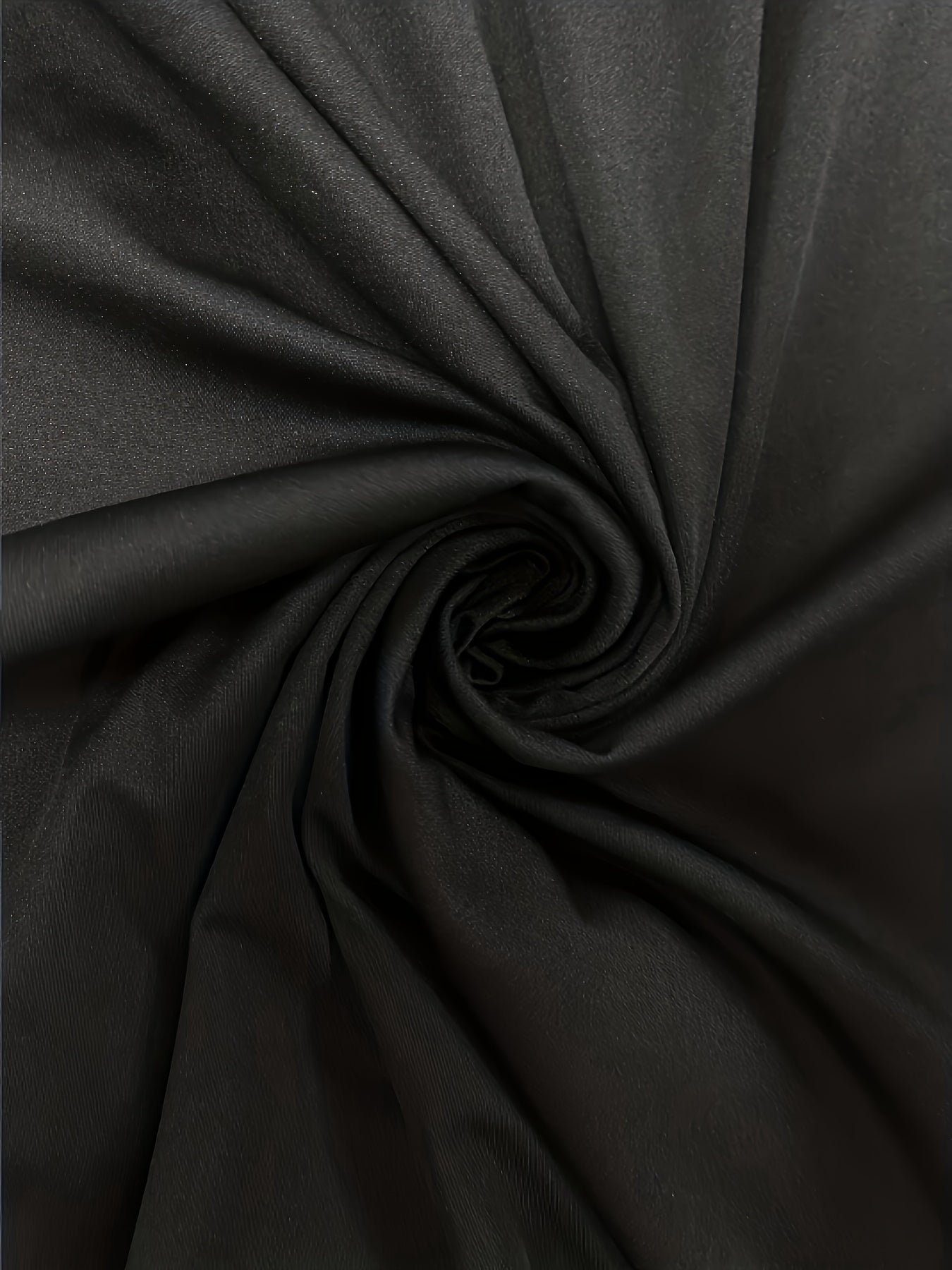 Plus Size Women's Black Straight Leg Pants Stretchy Comfortable Casual