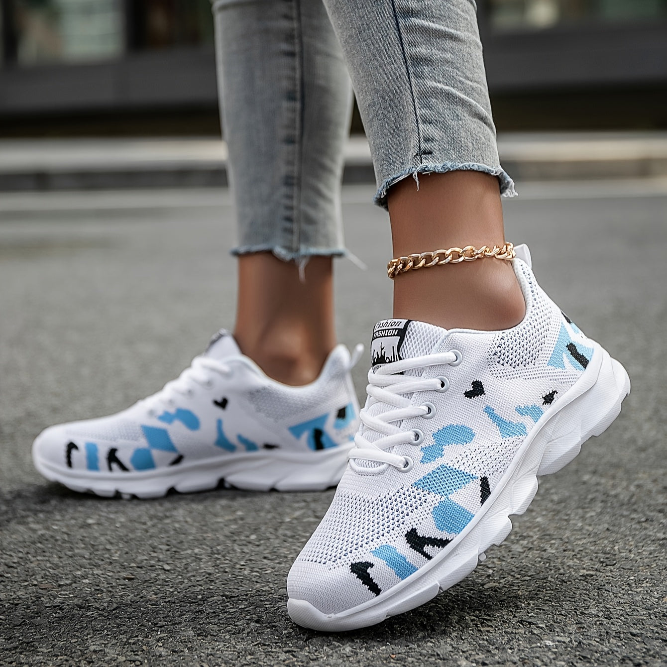 Women's Mesh Running Shoes Lightweight Breathable Sneakers All Seasons