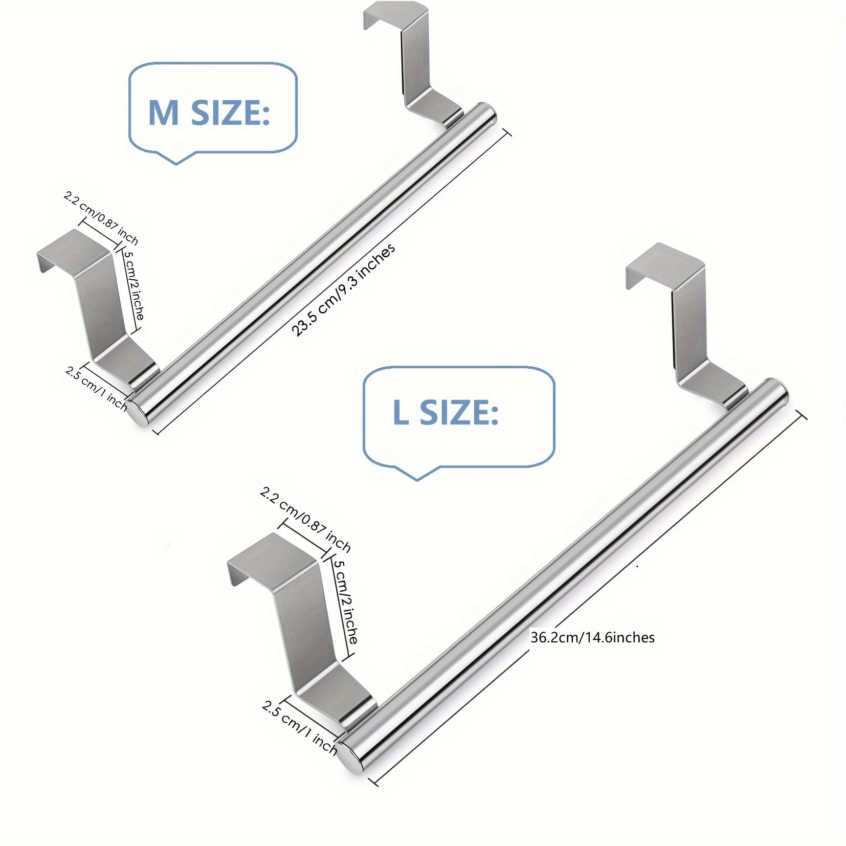 Eshik yoki shkaf saqlash uchun po'latdan yasalgan sochiq tutgichi, oshxona yoki hammomda qo'l va idish sochiqlarini ushlab turadi.