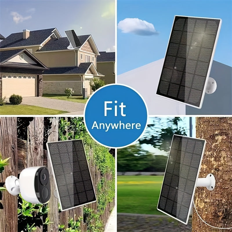 Wireless Security Camera 2-Pack with Night Vision Spotlight Solar Power PIR Detection 1296p WiFi Two-Way Audio