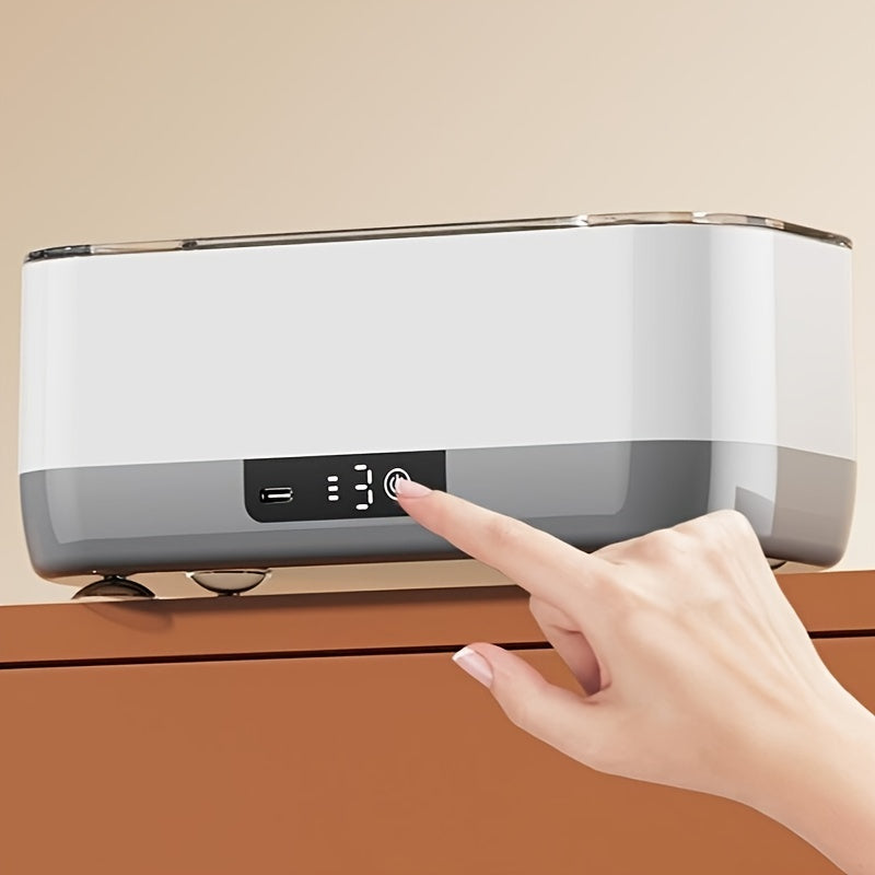 USB Rechargeable UV Glasses Cleaner with 360° Rotating Design and Adjustable Settings