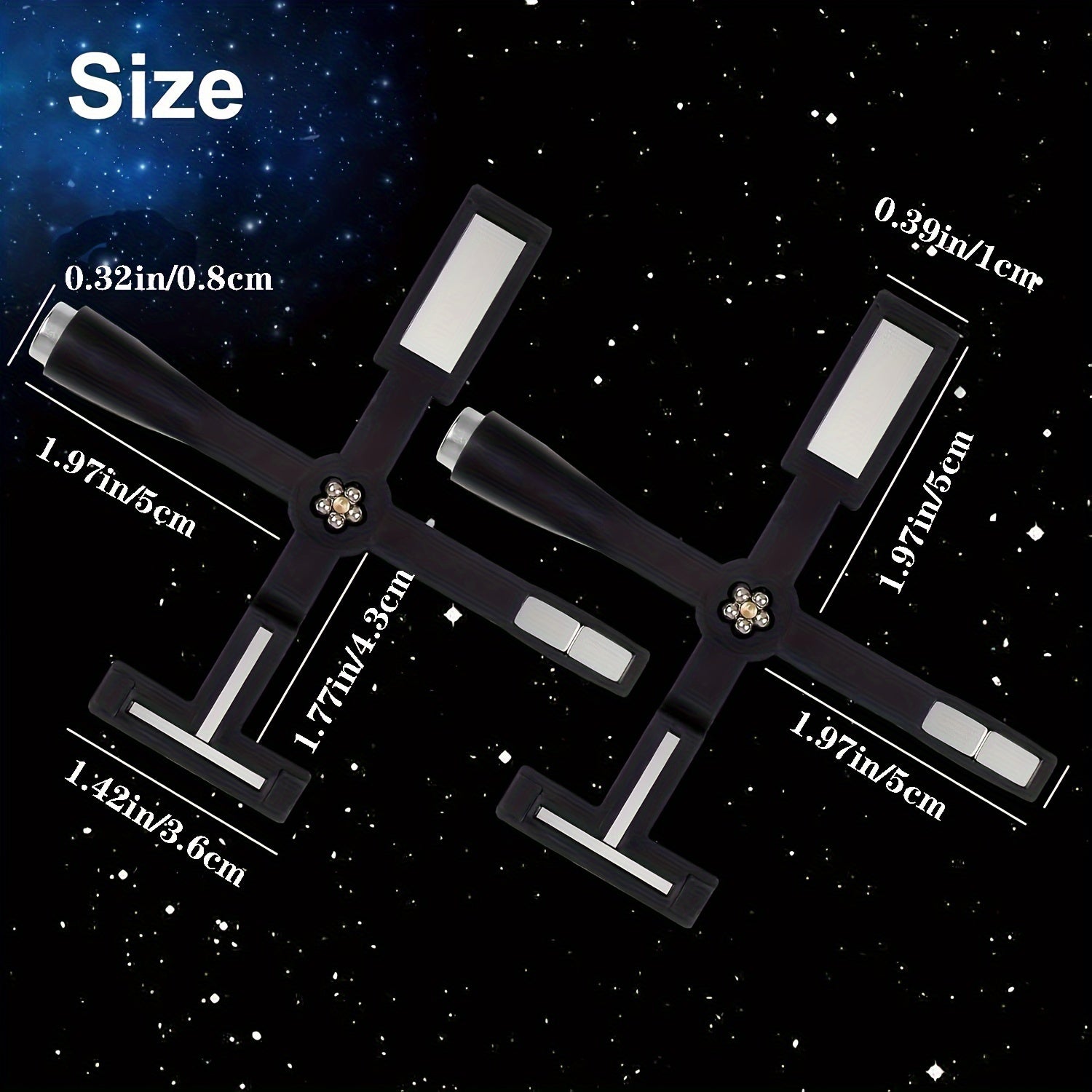 5-in-1 Cat Eye Magnet for Nails Multi-Function Nail Art Tool with Mirror Effect and Gradient Blue Accessories