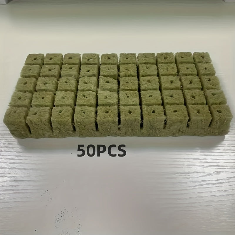 Mini Compressed Hydroponic Rock Cubes for Seed Germination and Plant Growth