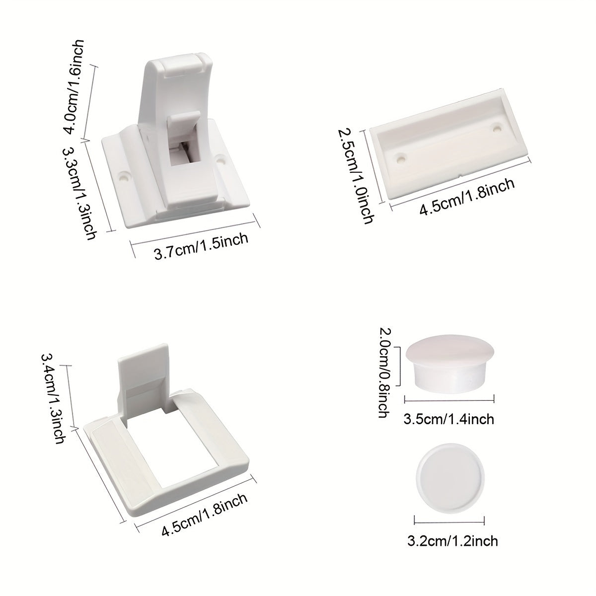 Magnetic Baby Proofing Cabinet Locks Set of 4, 10, or 20 No Drilling Easy Installation