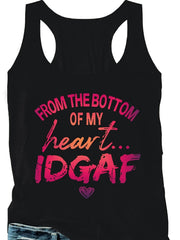 Топ на широких размерах для женщин с графическим принтом, с вырезом- racerback, черный и розовый, с лозунгом, повседневный летний