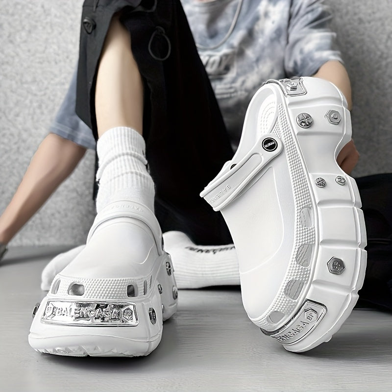 Unisex EVA Clogs Slip-On Casual Street All-Season Solid Color