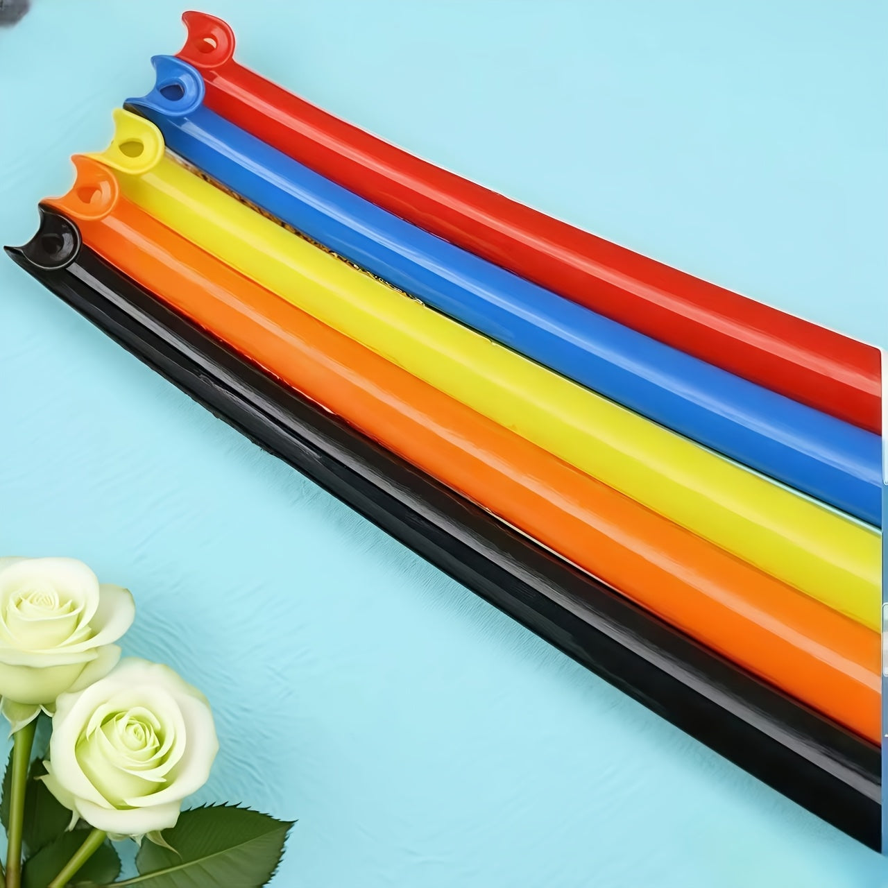 Black Plastic Shoe Horn for Elderly and Pregnant Women, No Bending