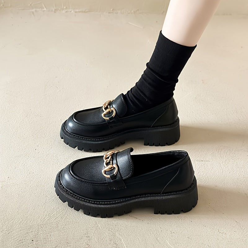 Women's Loafers Faux Cover Slip-On Thick Sole Breathable Mesh All Seasons