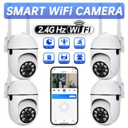 1080p simsiz aqlli PTZ xavfsizlik kamerası, kechqurun ko‘rish, insonlarni kuzatish va ovoz bilan boshqarish